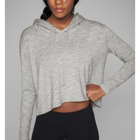 athleta crop sweatshirt